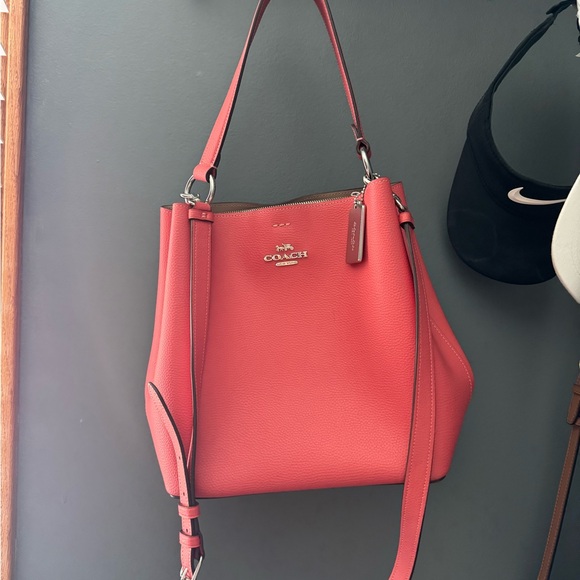 Coach Handbags - Coach Small Town Bucket Bag Taffy with Silver Hardware